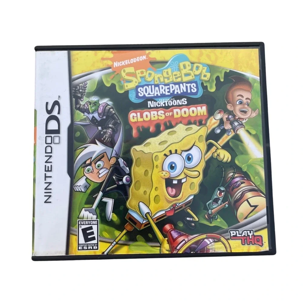 SpongeBob SquarePants Globs of Doom Nintendo DS Nicktoons Game NTR-CS9E-USA
